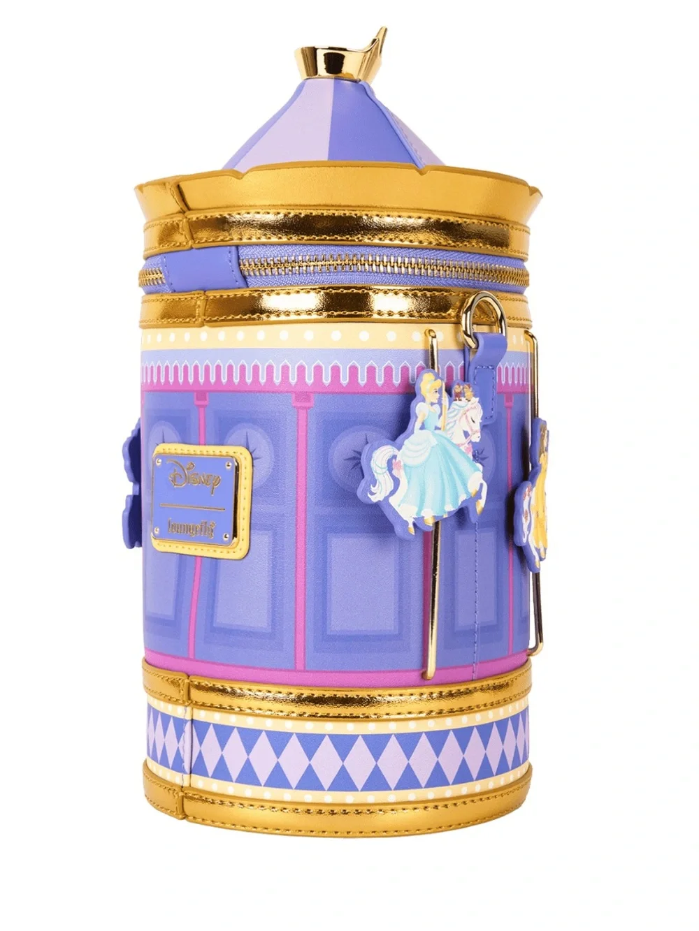Loungefly Disney Princess Exelusive Carousel Figural Crossbody Bag